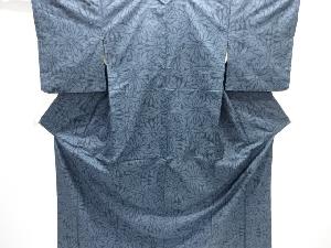 花模様織り出し本場泥大島紬着物(5マルキ)